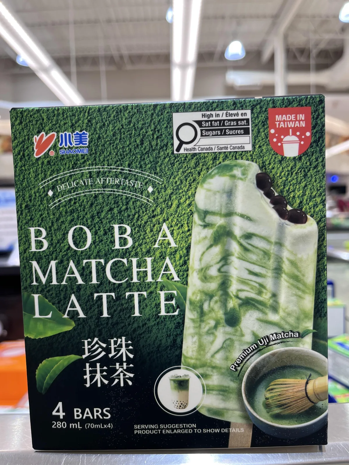 shaomei-boba-matcha-latte-ice-cream-bar