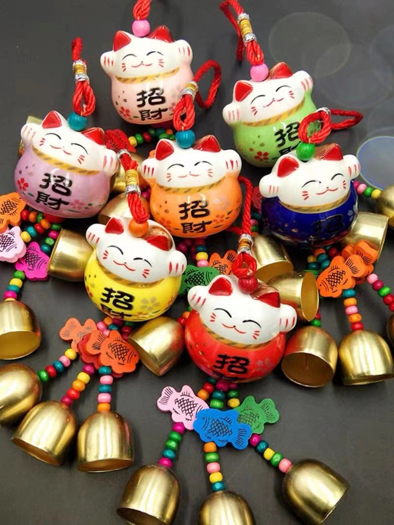 fortune-cat-ornament-bell